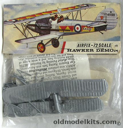 Airfix 1/72 Hawker Demon - Bagged, 132 plastic model kit